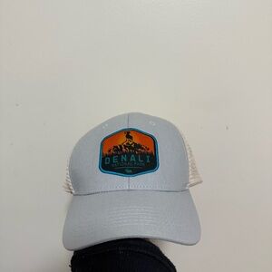 Denali National Park Patch Blue and Cream Trucker Hat